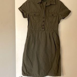 Eddie Bauer Olive khaki dress